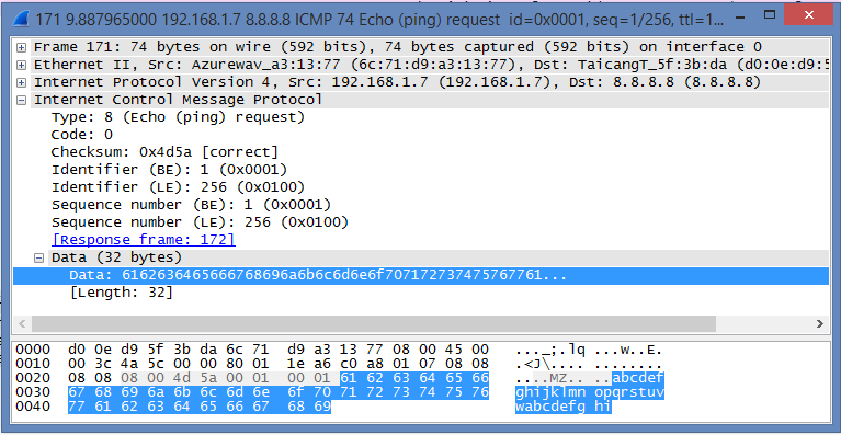 icmp wireshark mac address icmp wireshark mac address