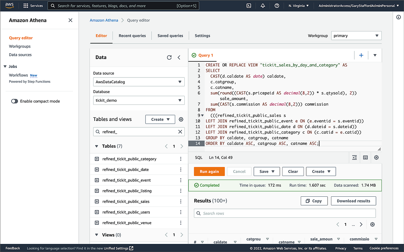 Developing Spring Boot Applications for Querying Data Lakes on AWS