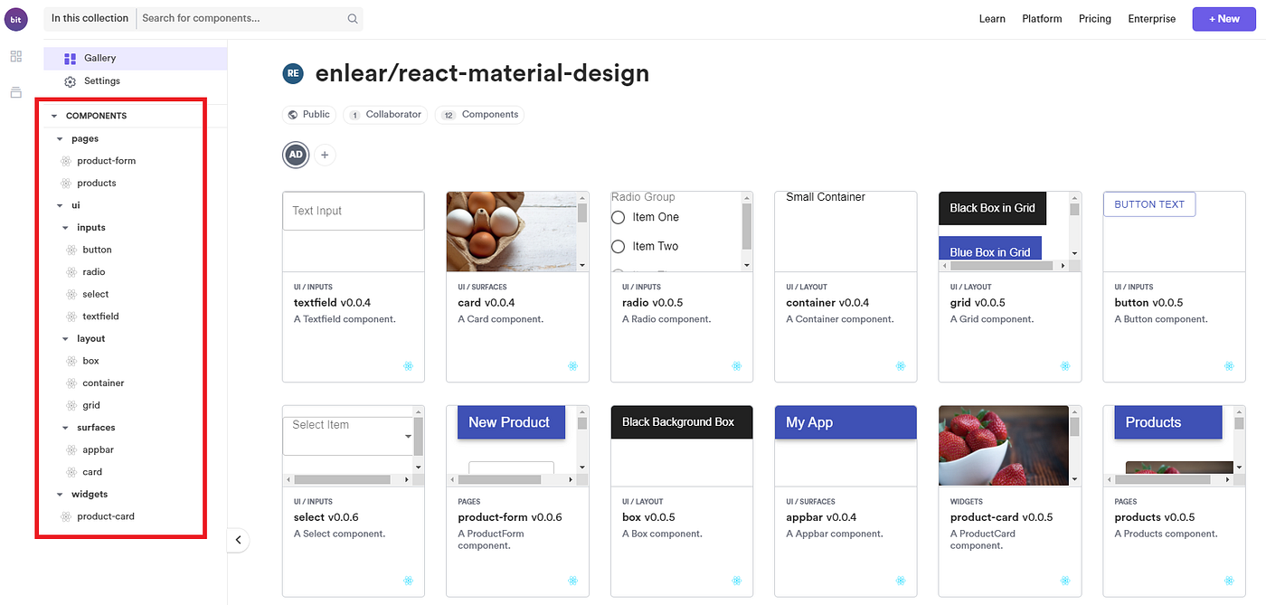 Creating a Design System using React Material UI with Bit | by Yasas Sri  Wickramasinghe | Level Up Coding