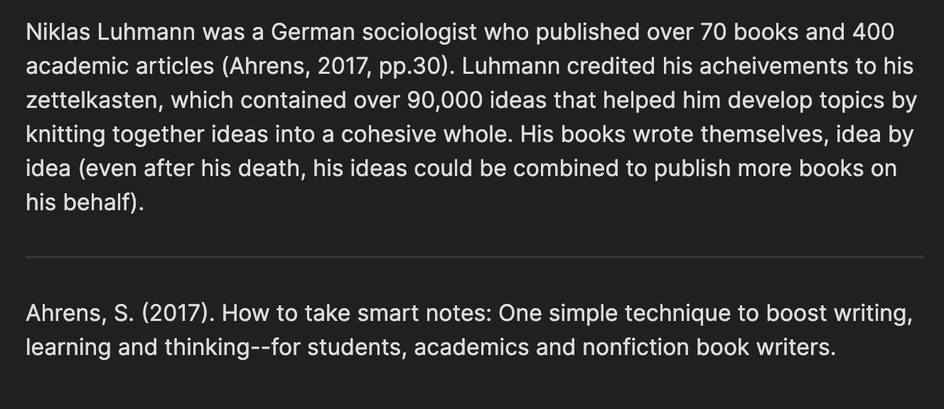 Literature Notes