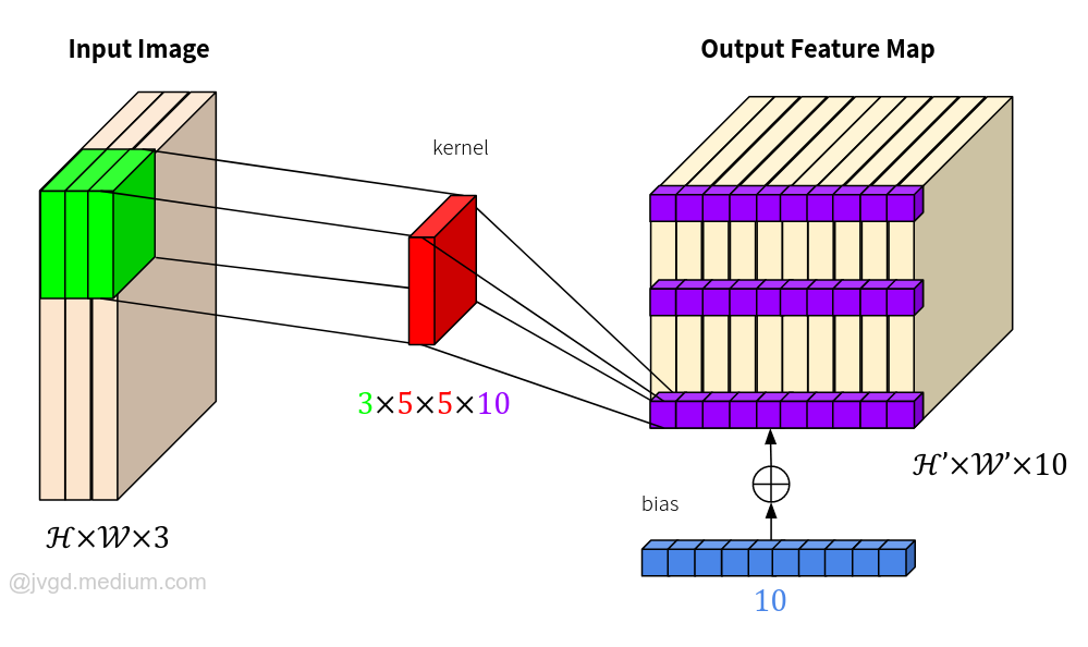Pytorch Conv2d Weights Explained. Understanding weights dimension… by