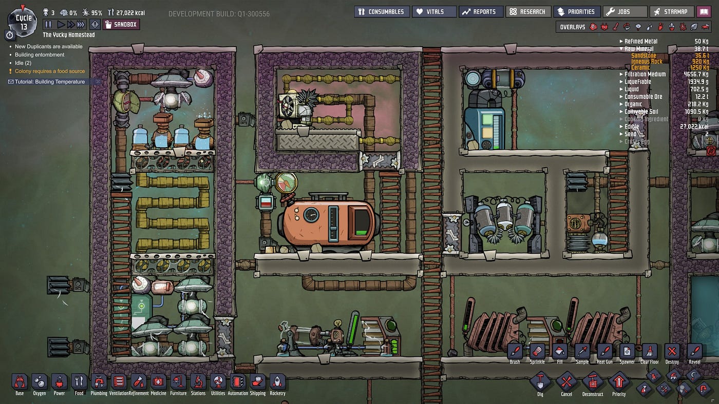 Oxygen Not Included Thermo Regulatorによる冷却 By Daisuke Maki Schematics Not Included Medium