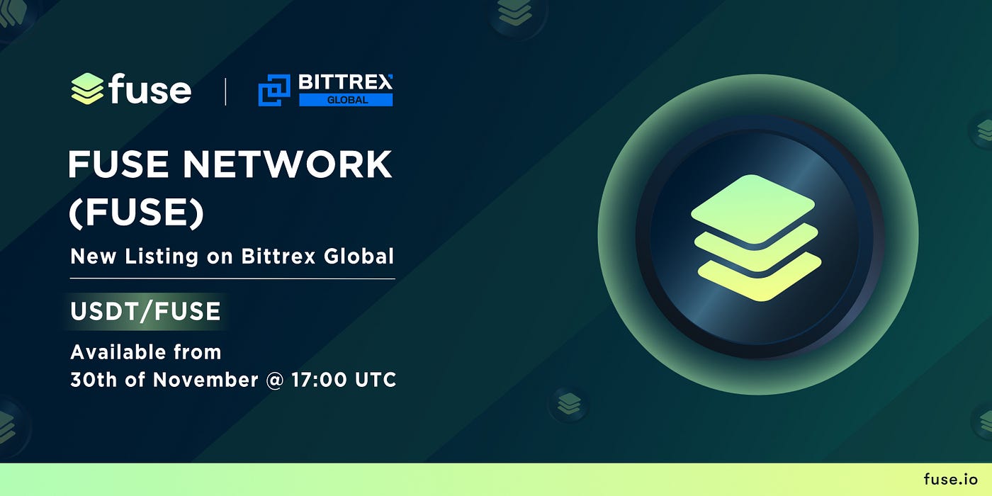 Fuse’s Native FUSE Token Listed on Bittrex Global by Fuse Fuse Medium