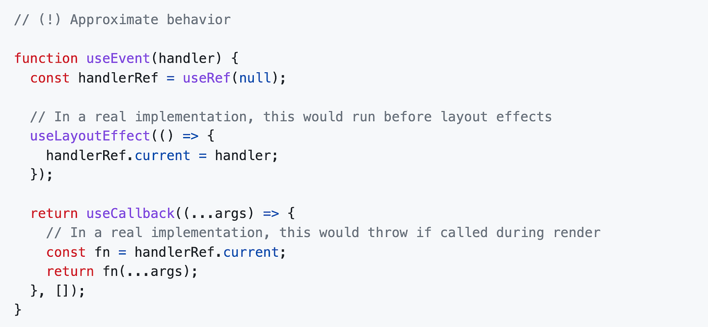  useCallback과 useEvent 알아보기. 최적화를 위한 Hook인 useCallback과, 그를 보완하기 위한