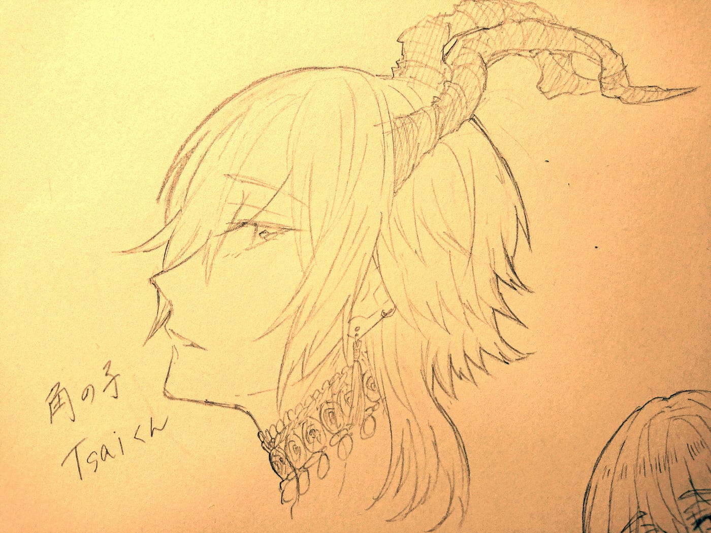 ツァイフル描くためにひっさびさに慣れないペンタブしようとしたのに パソコン壊れてて悲しみの波に溺れる 角が似合いそうだったから角っ子tsaiくん落書き 角手で折れそうなくらい細いw By ゆるあ Medium