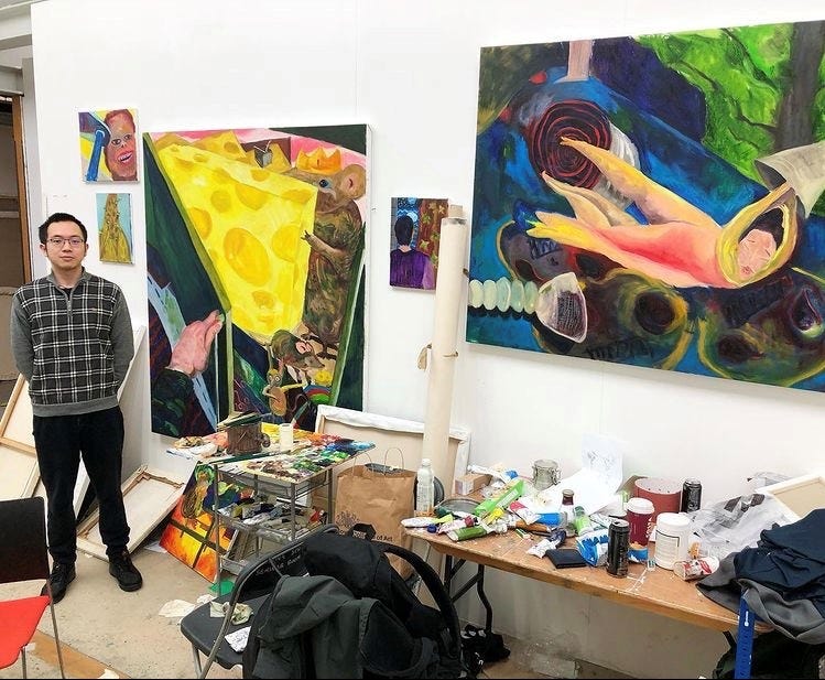 Artsted presents: Henzhi Gong — emerging artist from RCA, painting