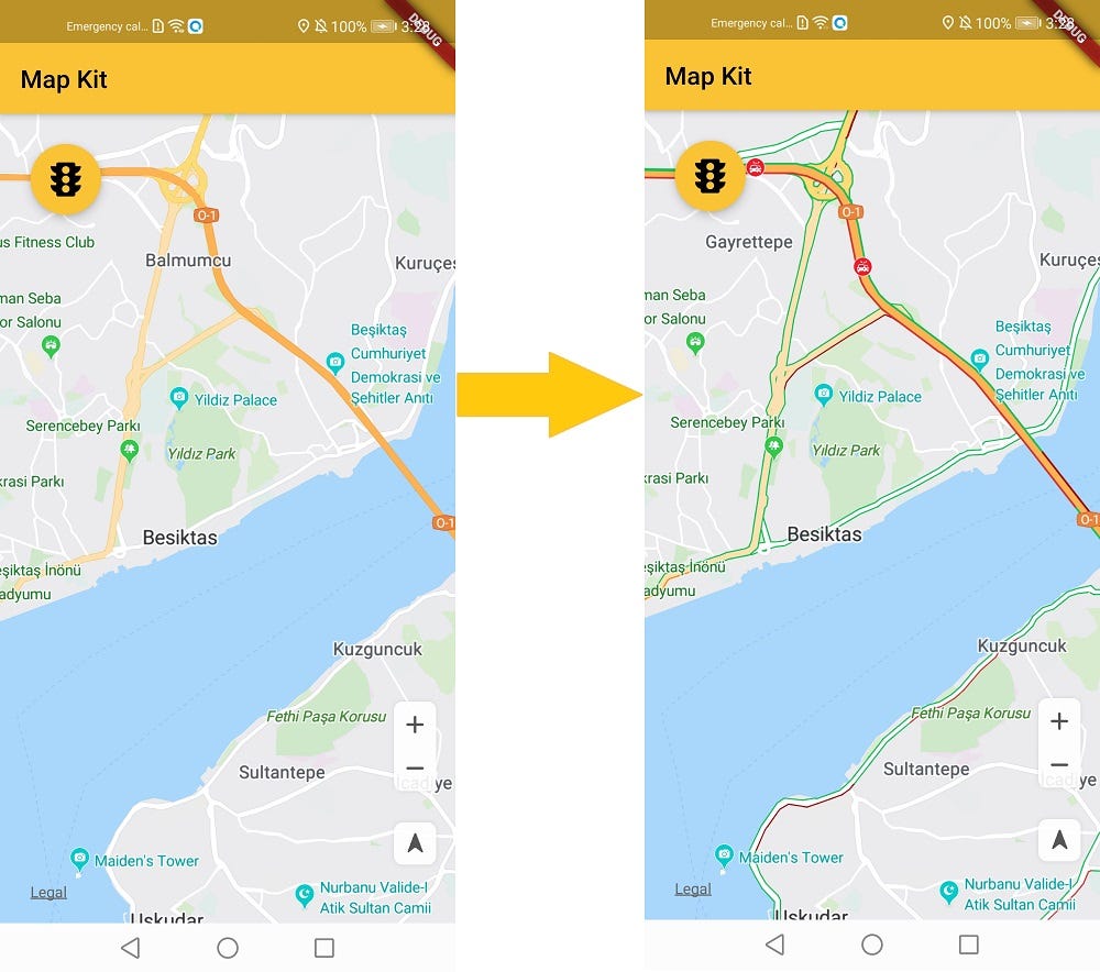 Using Map Kit with Flutter. Hello everyone, I will give some detail ...