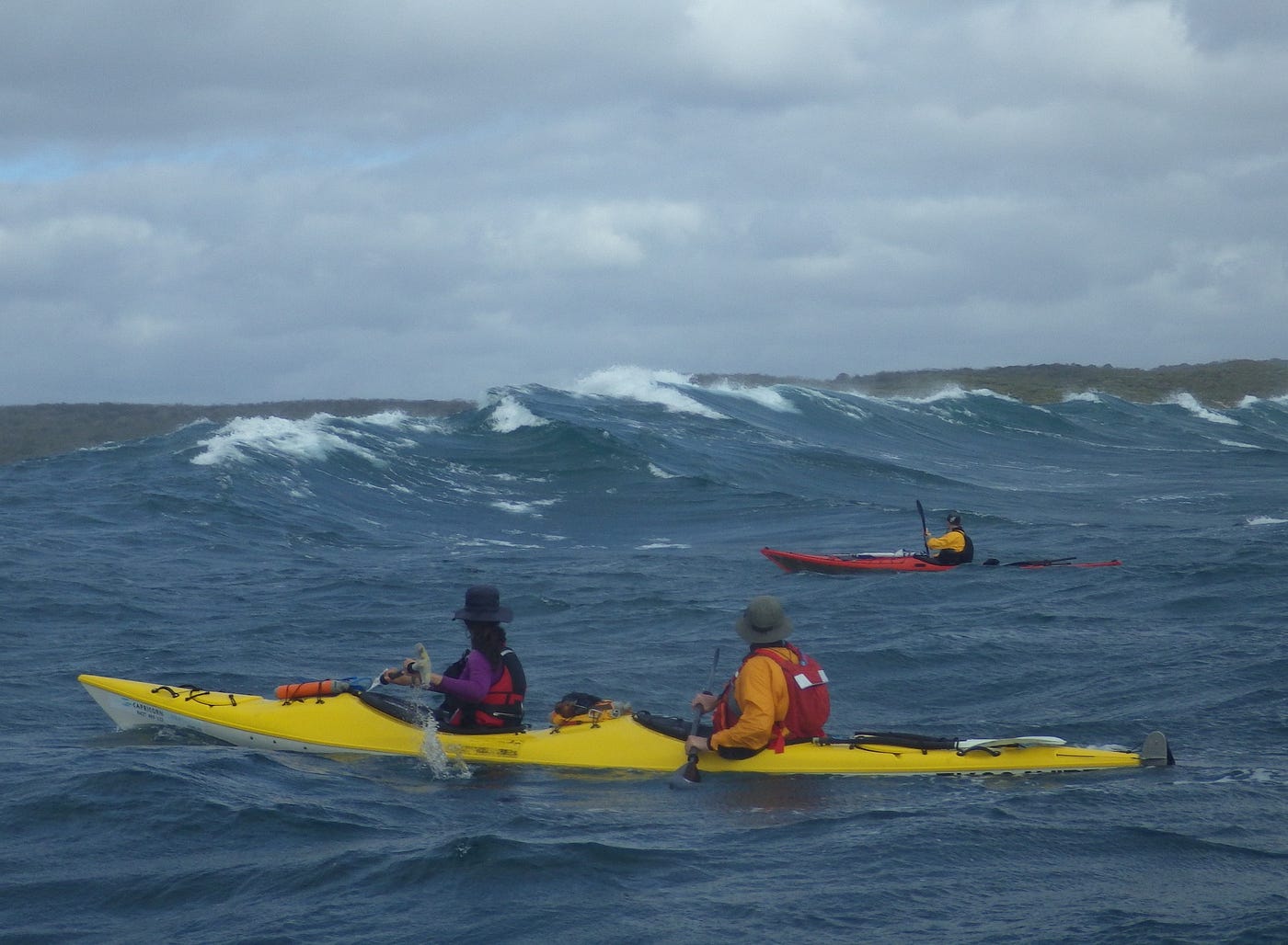 Life is an adventure. Learn to pee in your kayak. by Martin Chambers
