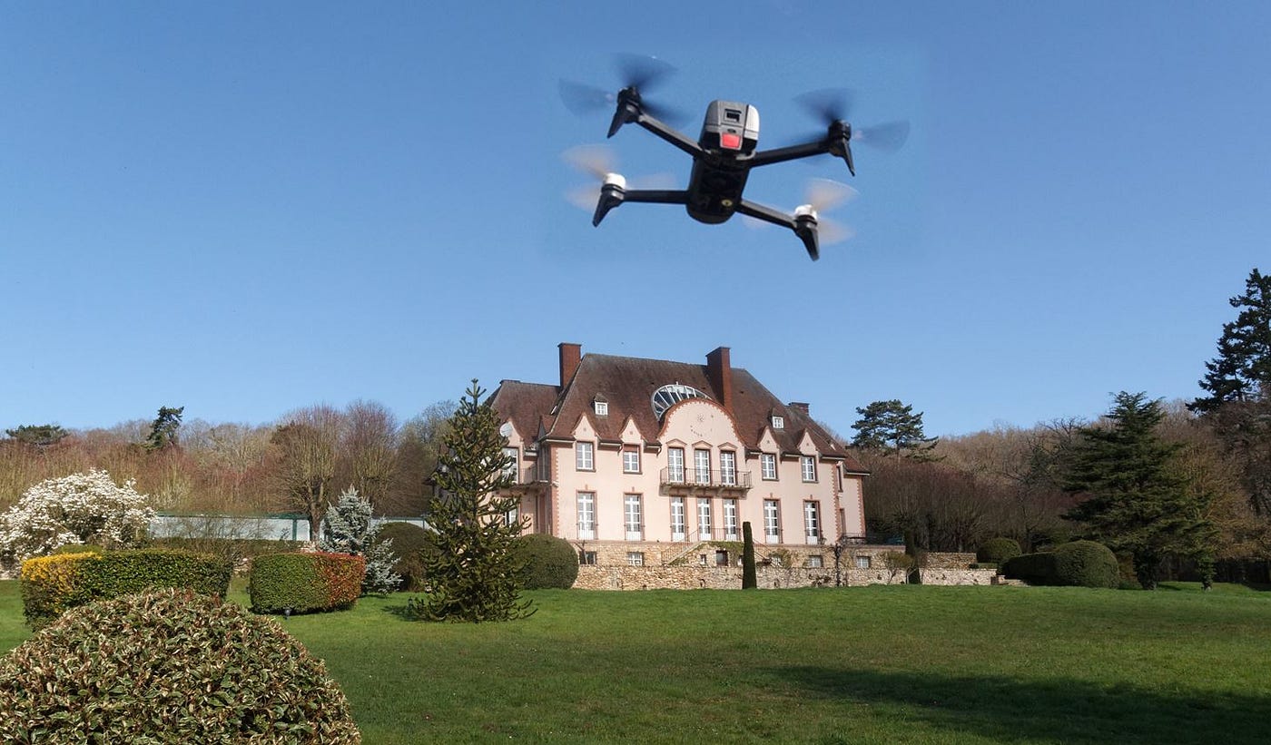 Image Processing by Drones for Real Estate