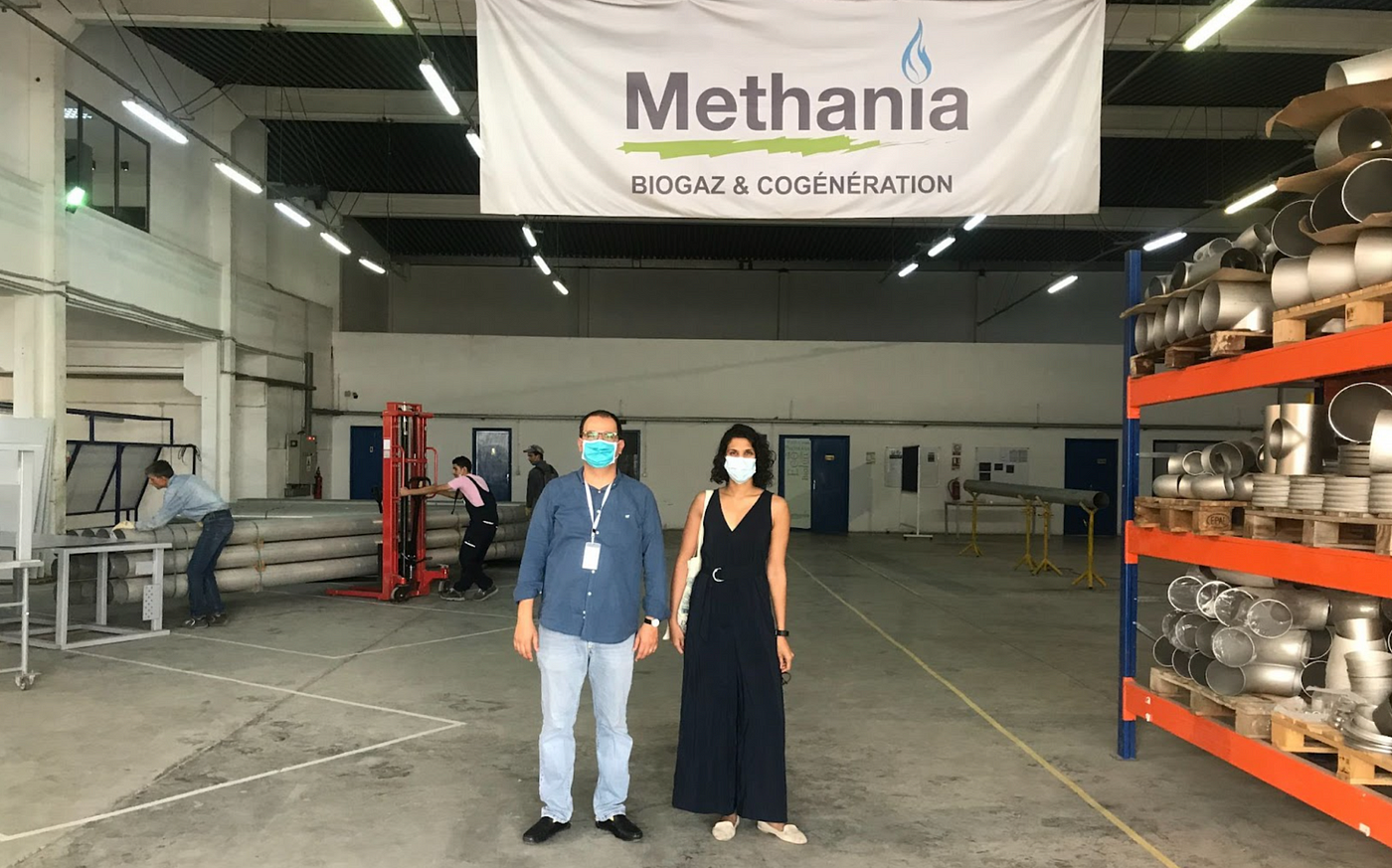CrossBoundary conducts a site visit at Methania’s manufacturing facility