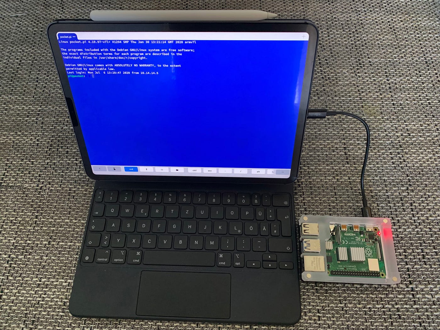 The Best Accessory for Your iPad Pro: The Raspberry Pi 4 | by Ediz Turcan |  Mac O'Clock | Medium