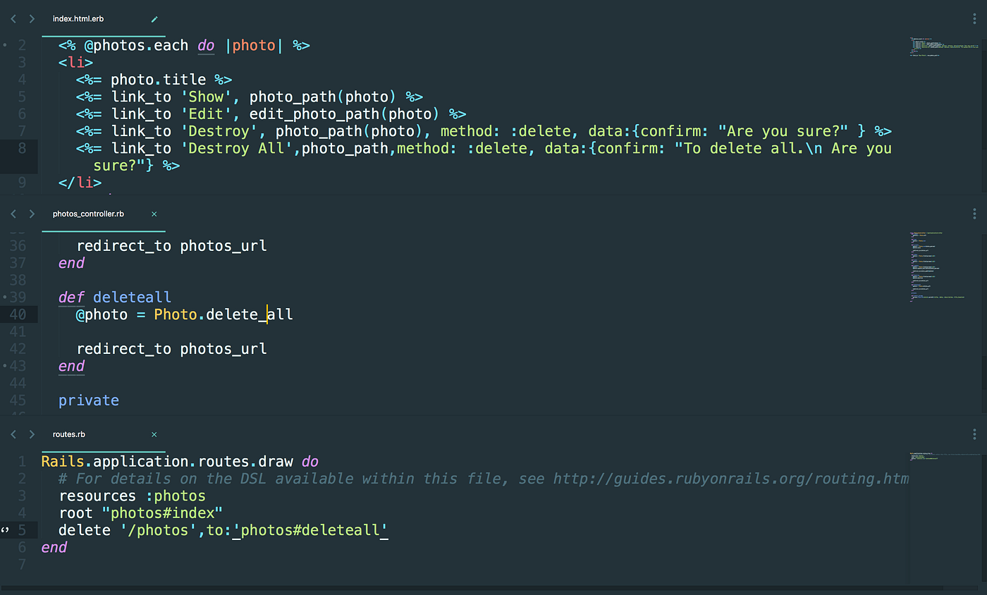19 Rails routes、Deleteall method by Charile Medium
