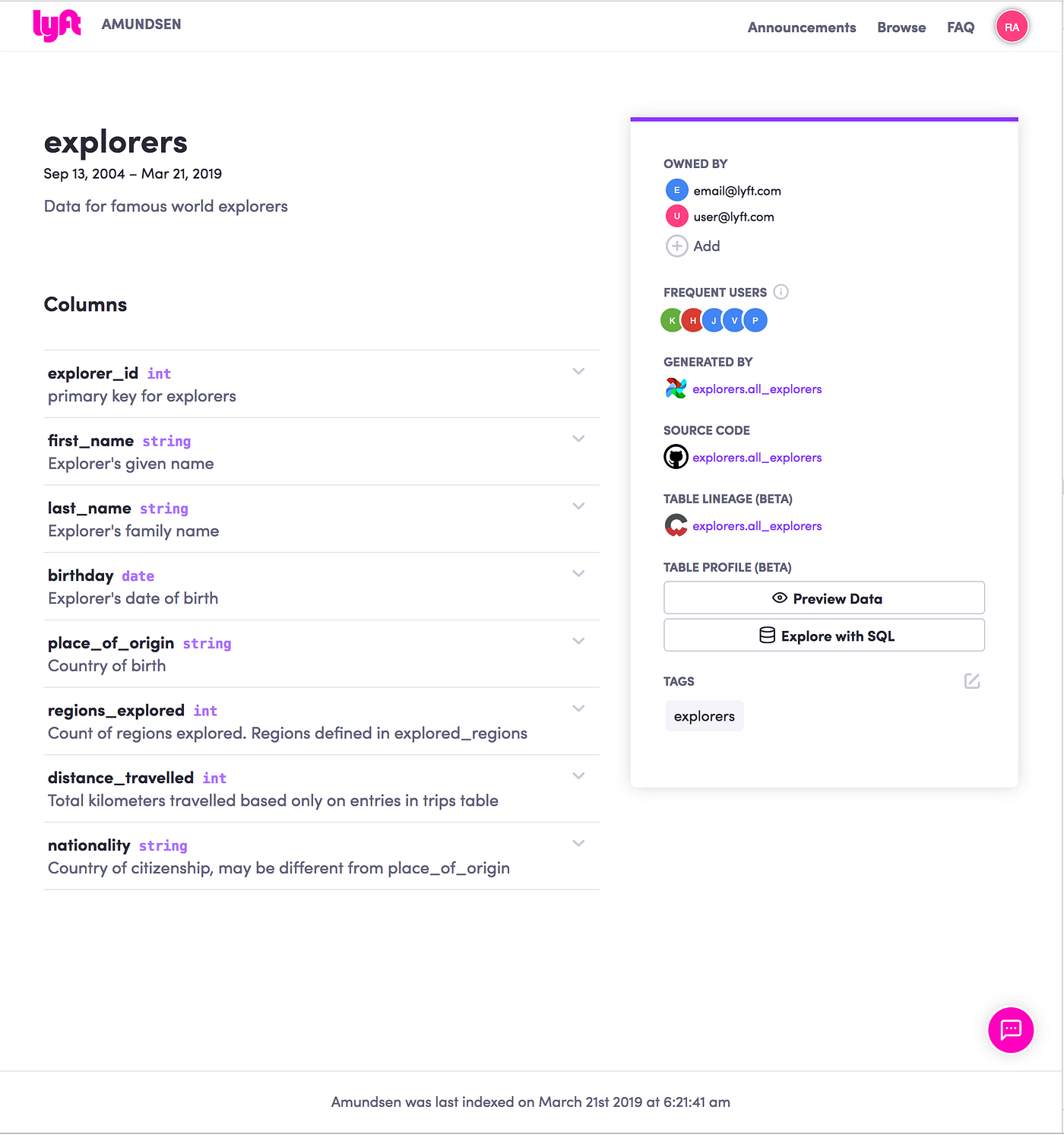 Amundsen — Lyft’s data discovery & metadata engine by Mark Grover