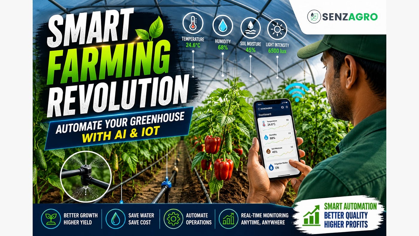 Transforming Protected Agriculture with SenzAgro Smart Automation Solutions
