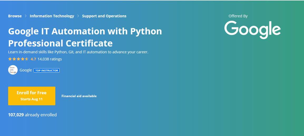 best Python certifications