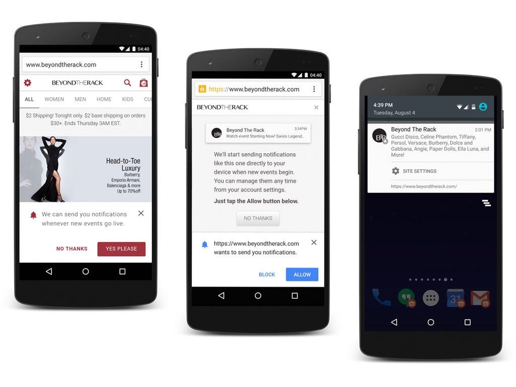 Progressive Web App Push Notifications Making The Web App More Native In Nature By Tarique Ejaz Medium