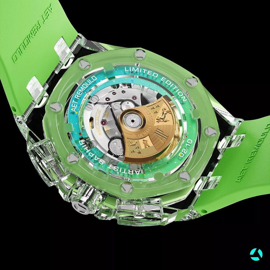 Reinterpretation of the Royal Oak’s Classic Dial Check With Pixel Art ...