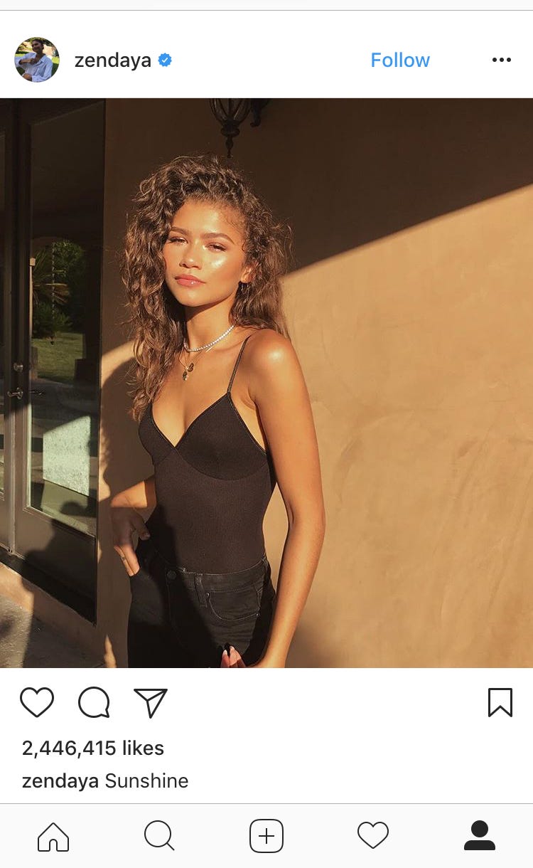 zendaya casual style