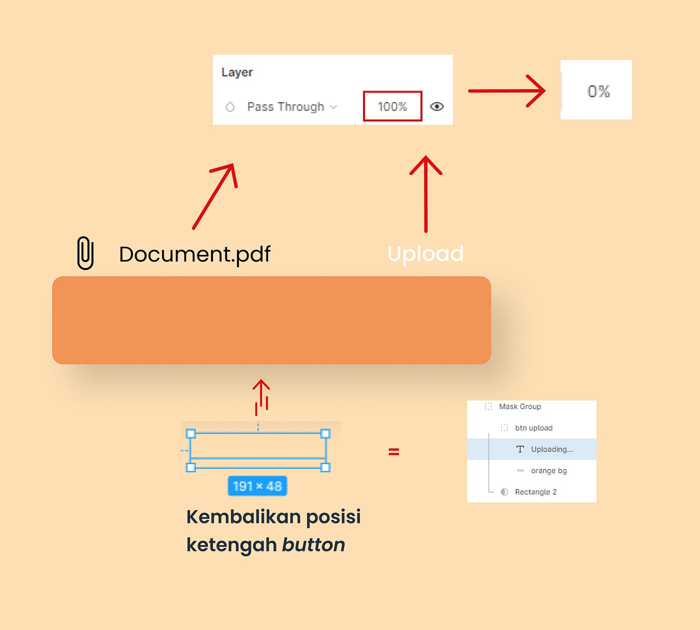 Tutorial Figma — Membuat Animasi Button Upload | by Rivaldi Pratama ...