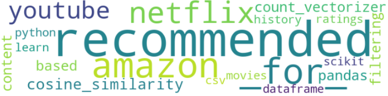 Movie Recommendation System. Content-Based Recommender Engine using
