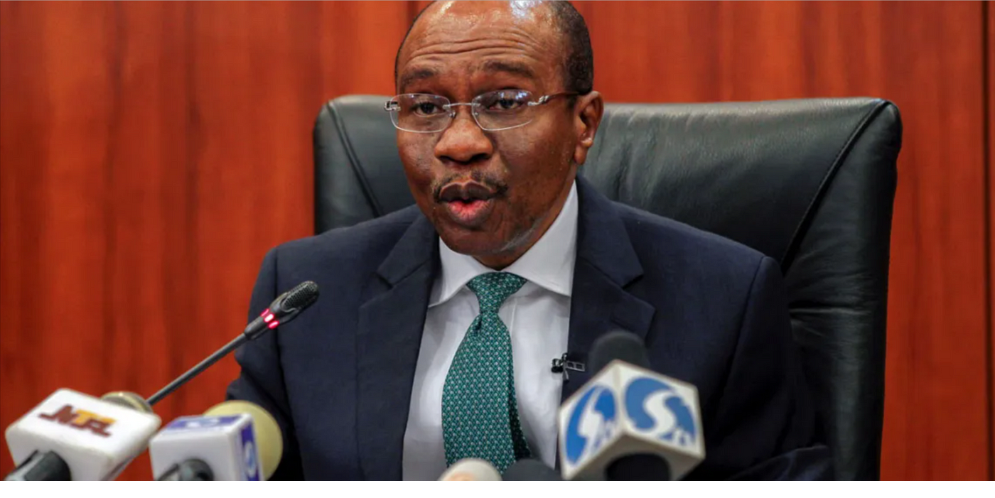 Godwin Emefiele, governor of Central Bank of Nigeria (CBN).