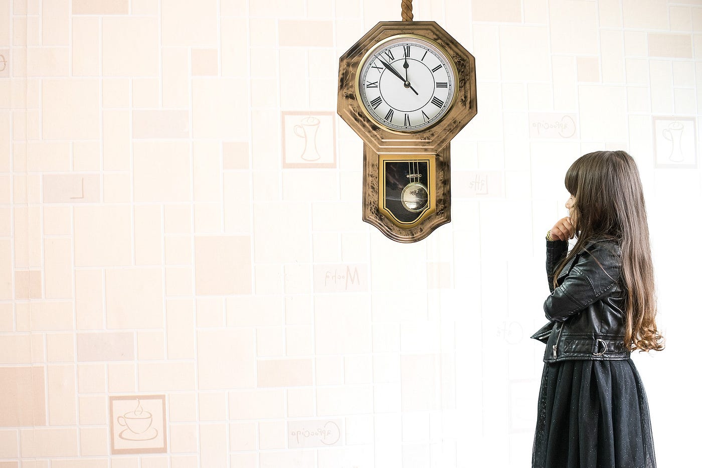 Looking at the clock thinking: Why do I have to hurry up?
