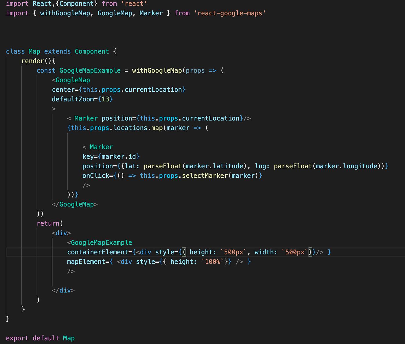 Integrating react-google-maps in 7 steps | by Mert Ozkaynak | Medium