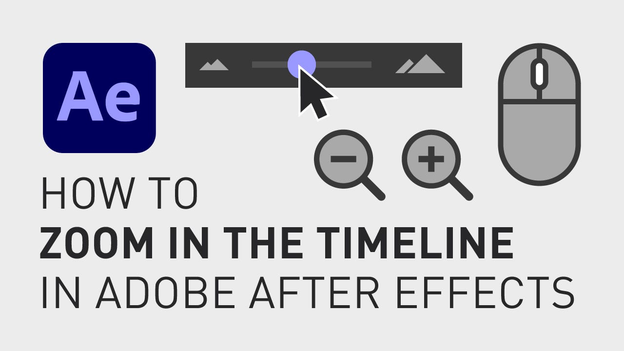 How to zoom in the timeline in Adobe After Effects | by David Lindgren |  Medium