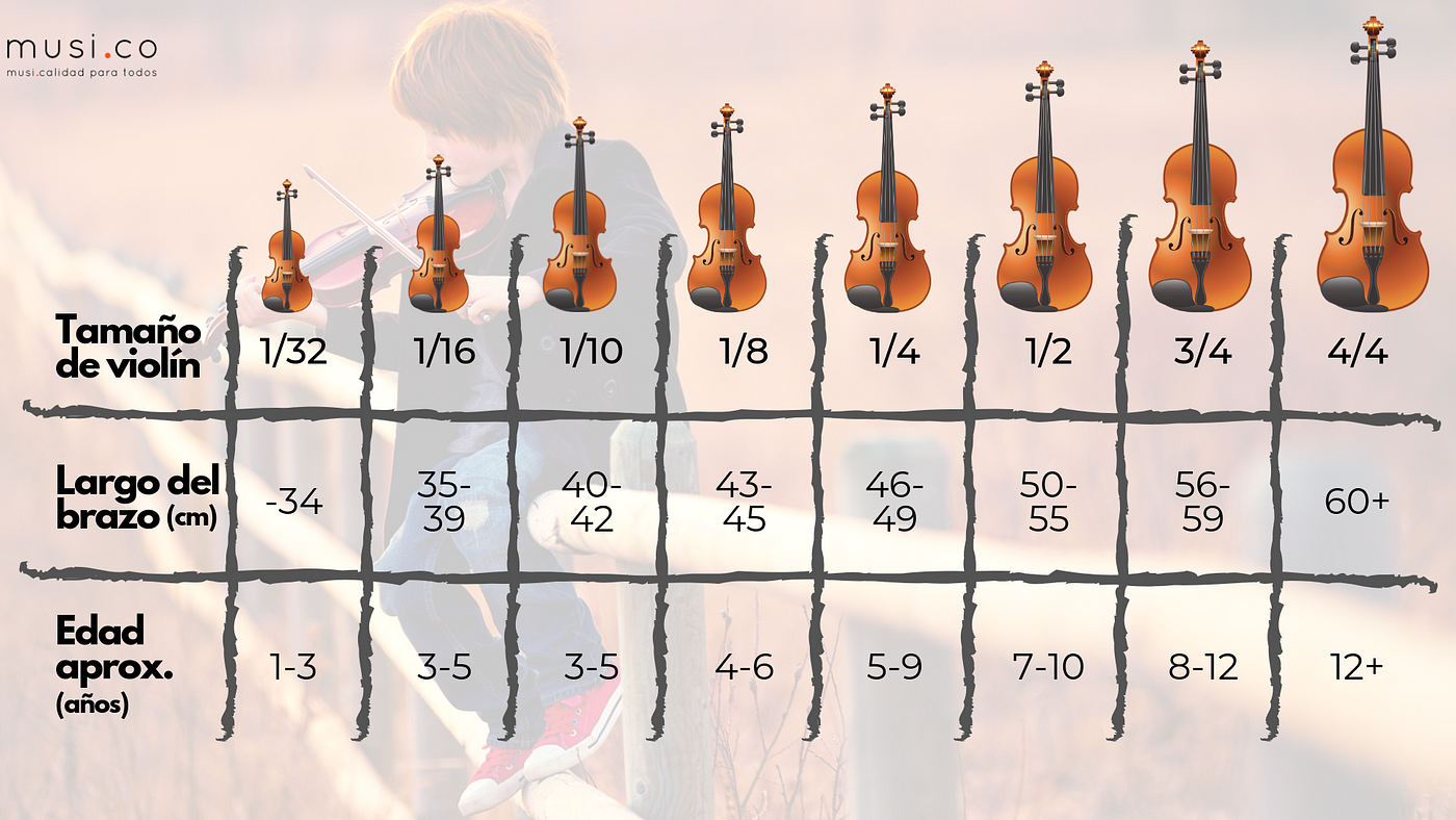 Cómo saber el tamaño ideal del violín, viola, violonchelo y contrabajo | by  Calandria Mx | musi.co | Medium