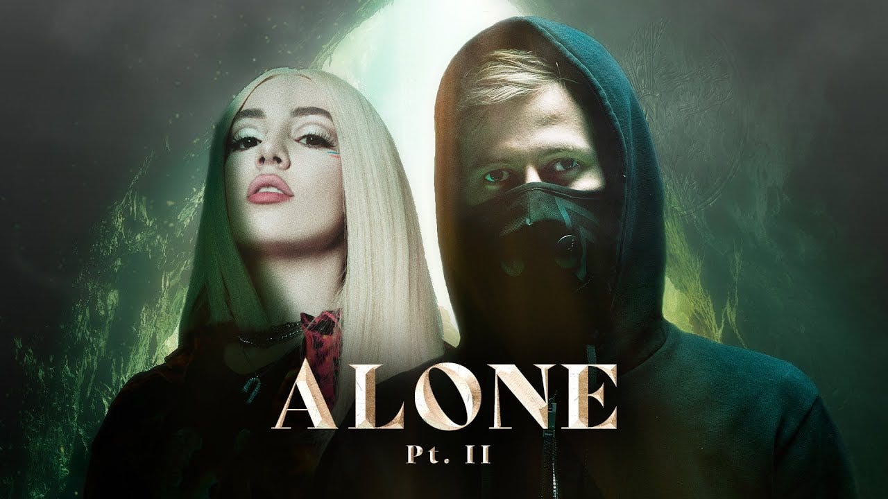 Alan Walker Ava Max Alone Part Ii Lyrics By Ritesh Sute Medium