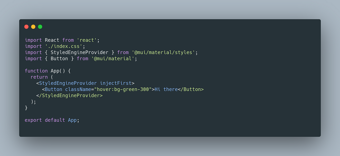 Using Material UI with Tailwind CSS in ReactJS | by Abdul Aziz Khoso ...