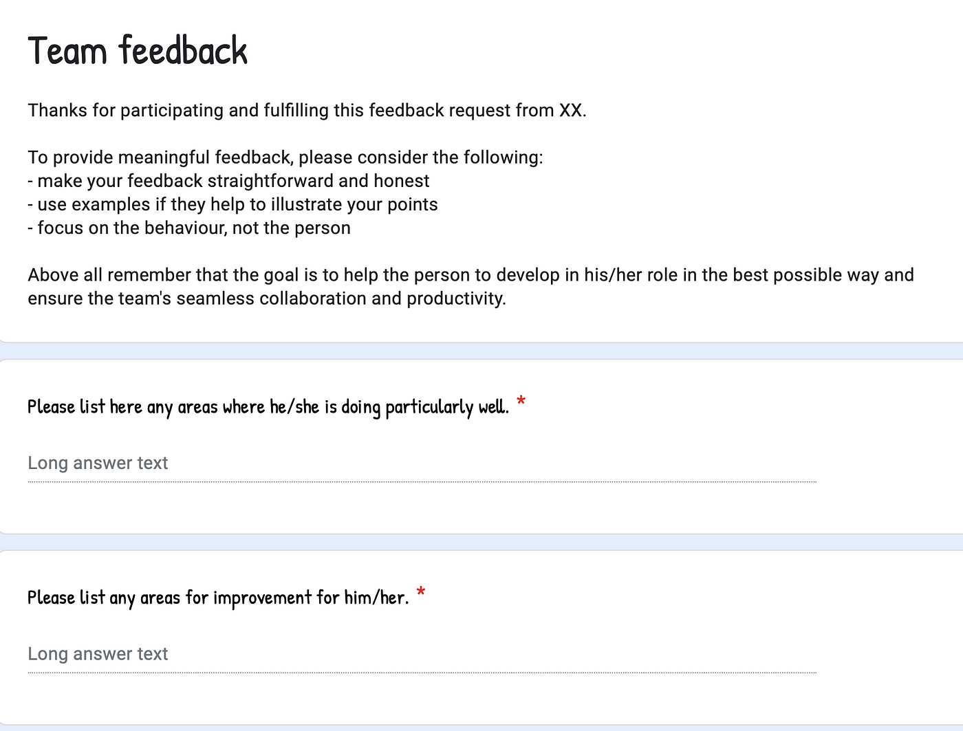 How We Created An Effective Game based Team Feedback Framework By 
