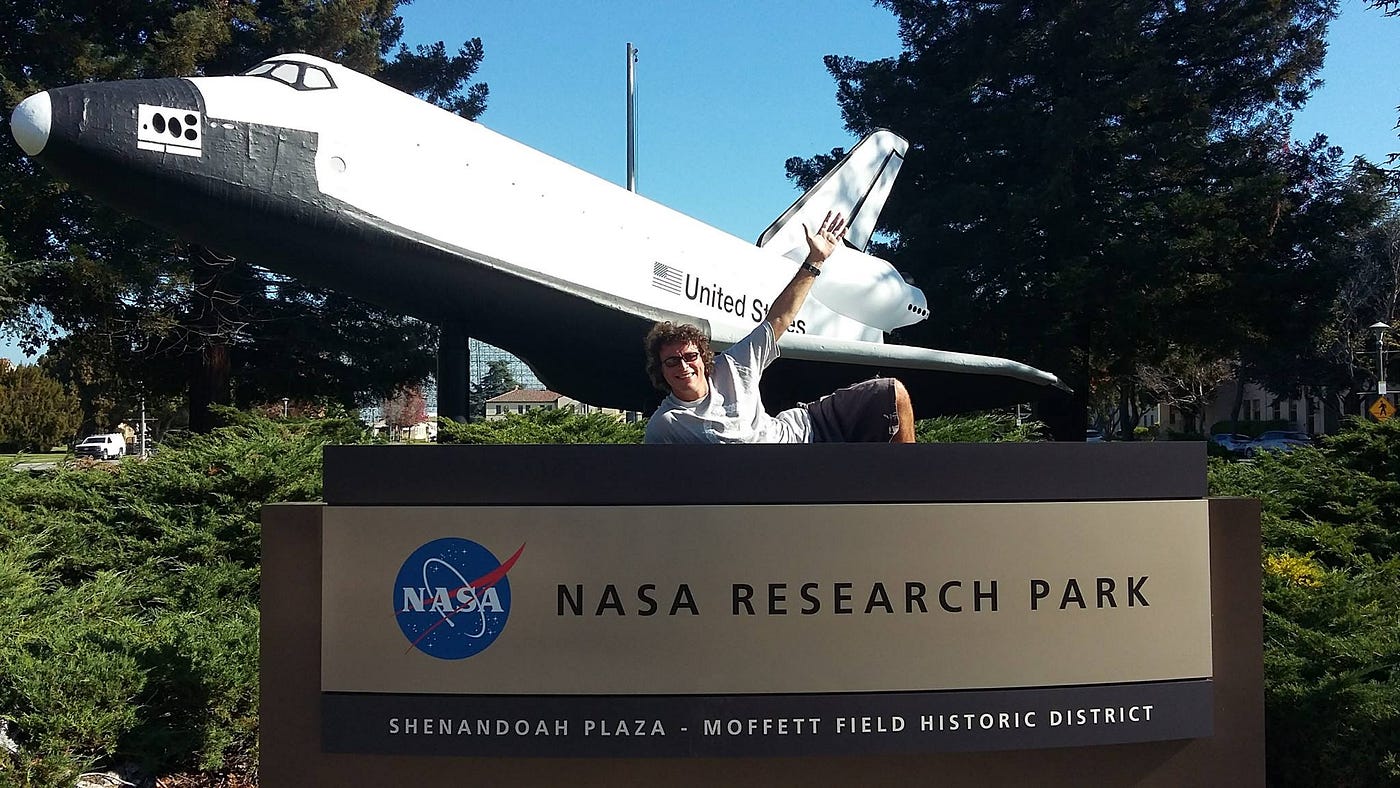 La entrada al NASA Research Park donde está la sede de Singularity University.