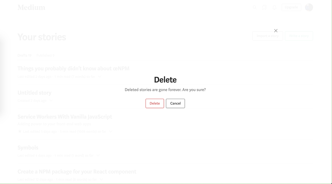 Create A Medium-like Modal with React | by Sumit Mukhija | JavaScript in  Plain English