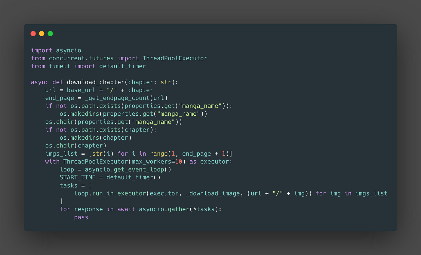 Reading Manga with Python. Downloading Manga chapters using… | by Vinay ...