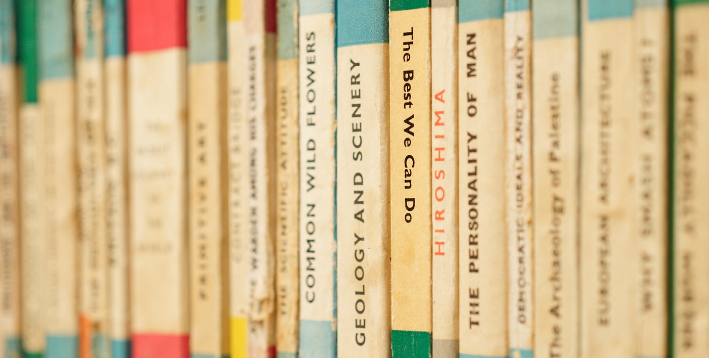 list of publications, books, shelve