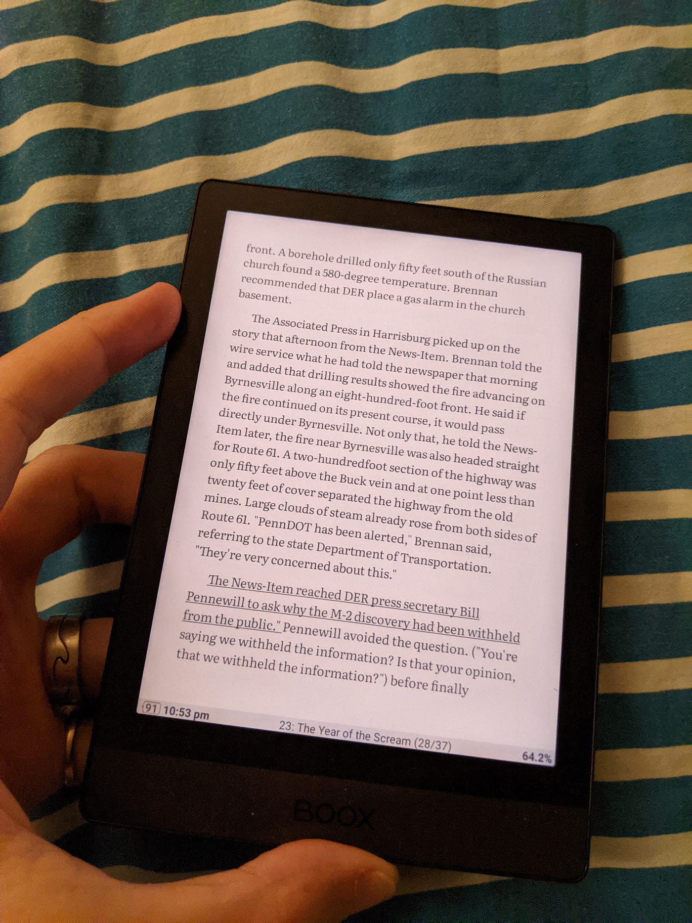 Review: Nine months with an Onyx Boox Poke3 e-reader | by James Cridland |  Medium