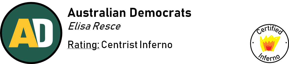 Australian Democrats. Centrist Inferno | by The Official Auspol Party Guide  | The Official Auspol Party Guide | Medium