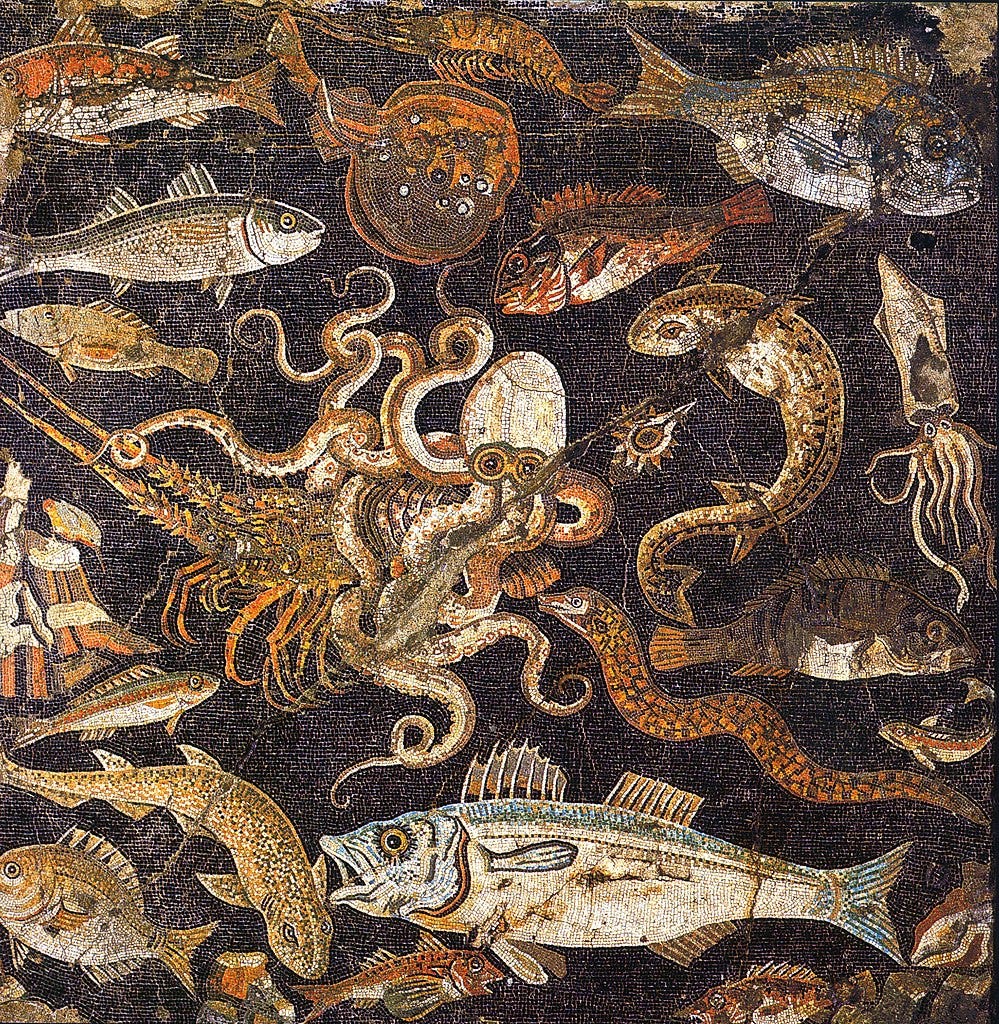 Seafood from Pompeii