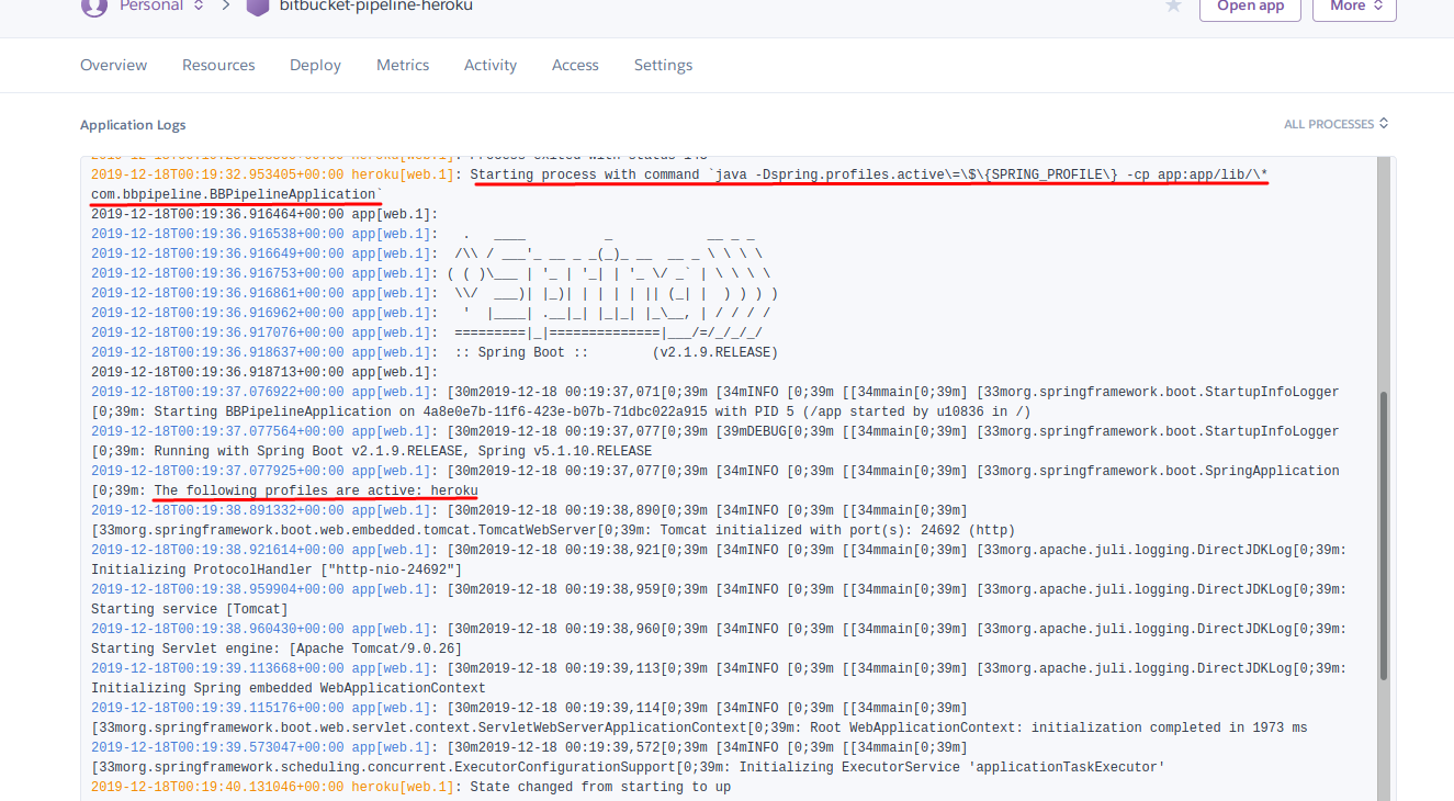 BitbucketPipeline How to deploy a docker image to Heroku using