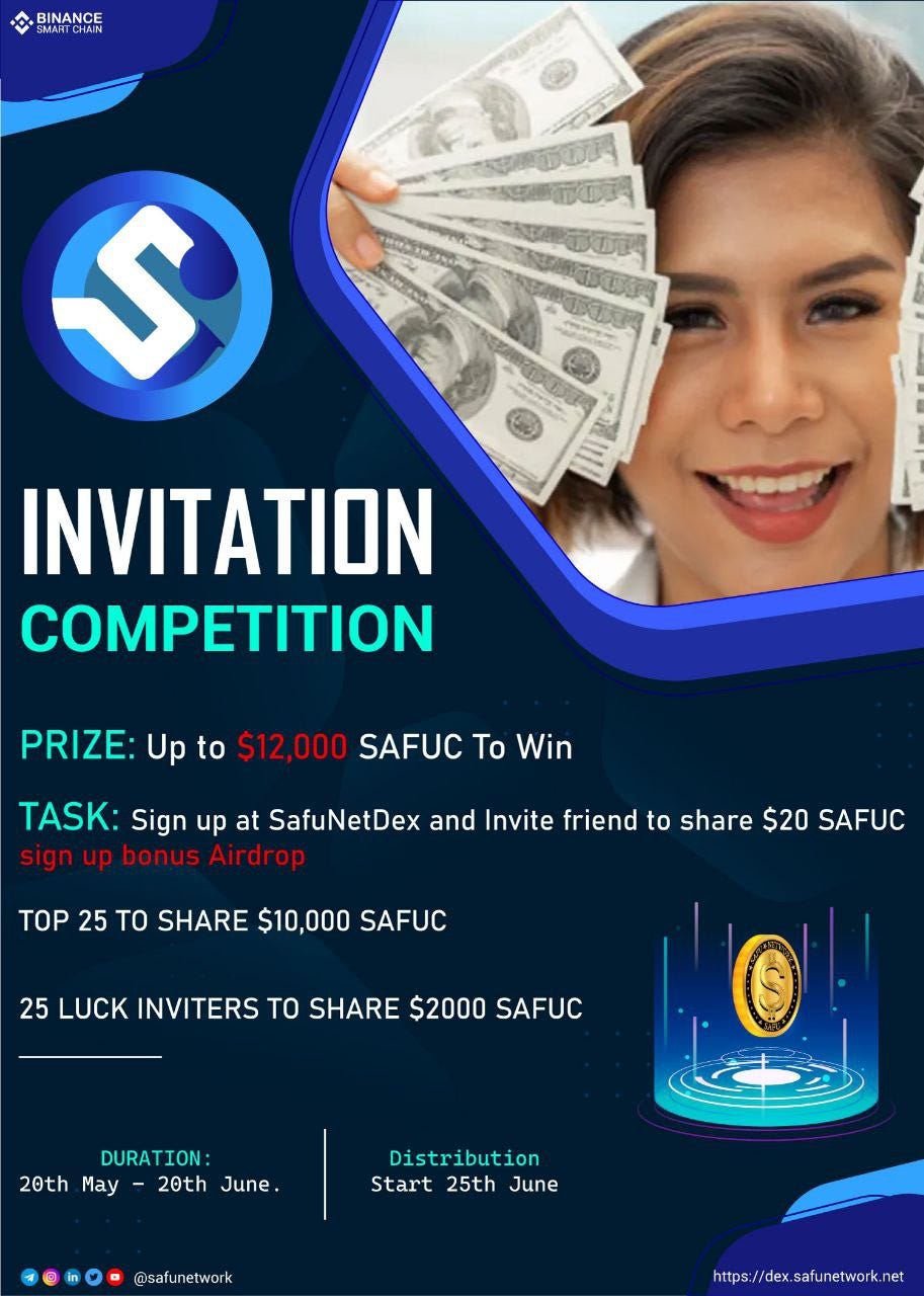 INVITING COMPETITION. UP TO $12,000 IN SAFUC TO WIN.