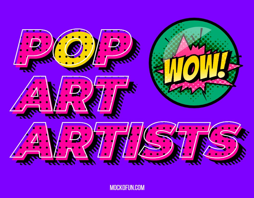 💥35+ Most Famous Pop Art Artists & Their Best Works | Medium