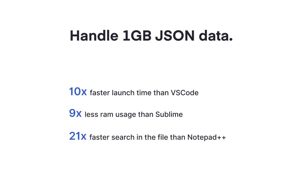 huge json viewer download