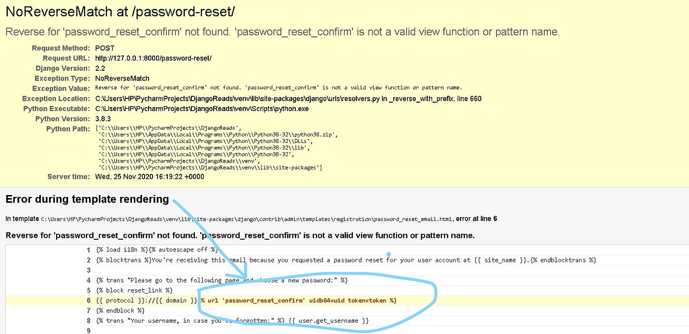 Making a Reset Password Request With Django | by Atufa Shireen | Medium