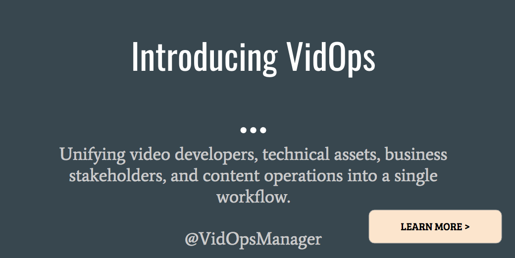 What is VidOps?. Nearly every industry is working to… | by Ed Laczynski ...