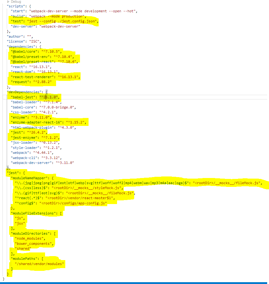 React from scratch What your webpack might require with .jsx