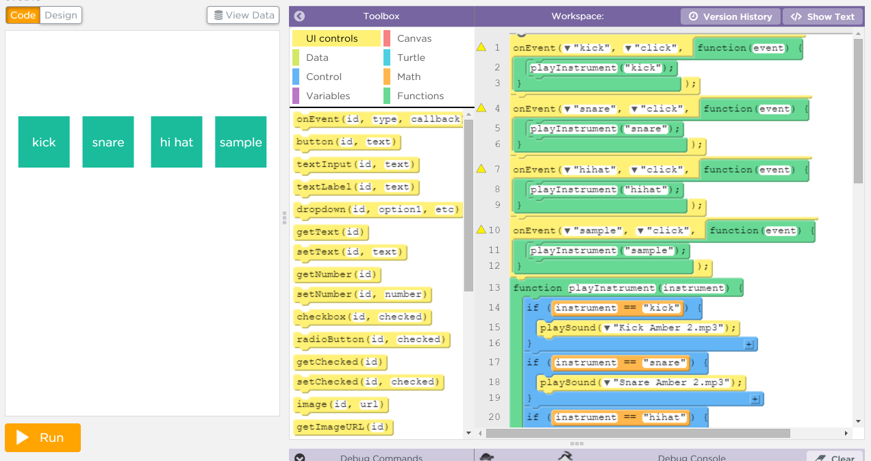 Learning to program with AppLab, a brilliant new tool from Code.org