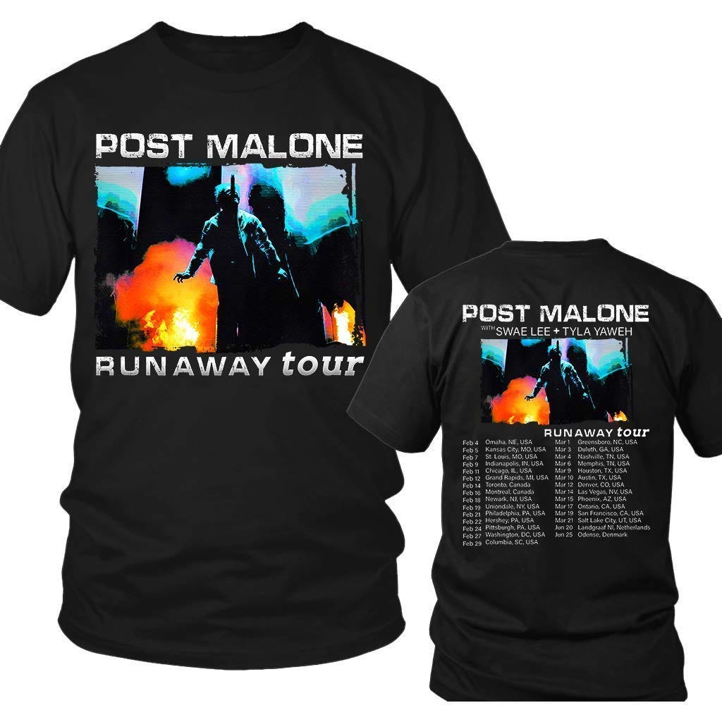 Post malone runaway tour merch Clearance