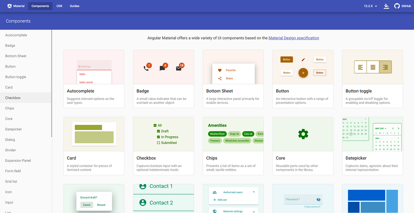 Best Angular UI Library for your project | by Uthpala Pathirana | Medium